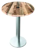 Round Outdoor Bar Height Table