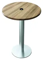 Round Outdoor Bar Height Table