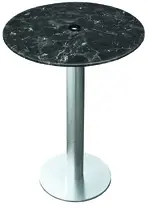 Round Outdoor Bar Height Table