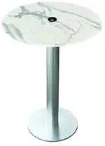 Round Outdoor Bar Height Table