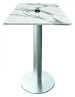 Outdoor Dining Table with Umbrella Hole