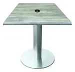 Outdoor Dining Table with Umbrella Hole