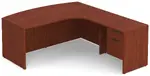 Bow Front L Shaped Desk