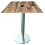 Tall Square Outdoor Patio Table