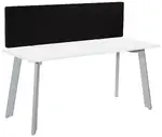 Small Desk with Privacy Panel