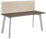 Small Desk with Privacy Panel