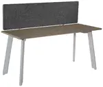 Small Desk with Privacy Panel