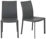 Genuine Leather Side Chair - Set of 2