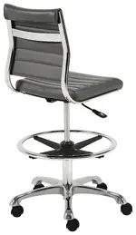 Ribbed Adjustable Drafting Stool