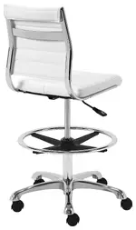 Ribbed Adjustable Drafting Stool
