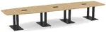 Modern Boat Shaped Conference Table