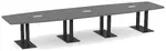 Modern Boat Shaped Conference Table