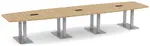 Modern Boat Shaped Conference Table