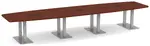 Modern Boat Shaped Conference Table