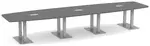 Modern Boat Shaped Conference Table
