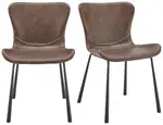 Industrial-Style Guest Chair - Set of 2