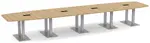 Modern Boat Shaped Conference Table