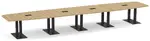 Modern Boat Shaped Conference Table