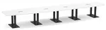 Modern Boat Shaped Conference Table