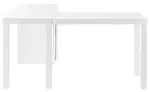 Modern Glossy L-Shaped Desk