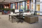 4 Person Desk with Storage