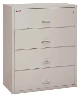 4 Drawer Lateral Fireproof File Cabinet  - 45\