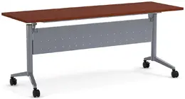 Flip Top Nesting Table with Modesty Panel - PL Laminate