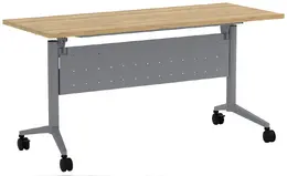 Flip Top Nesting Table with Modesty Panel - PL Laminate