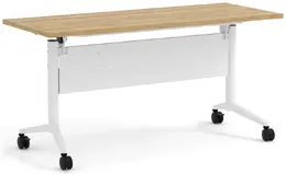 Flip Top Nesting Table with Modesty Panel - PL Laminate Series