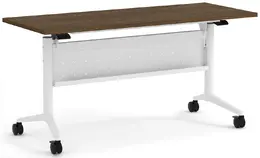 Flip Top Nesting Table with Modesty Panel - PL Laminate
