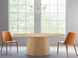 Modern Pedestal Table - Deodat Series
