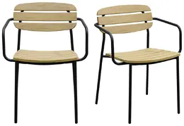 Modern Industrial Armchair - Set of 2 - Kalmar