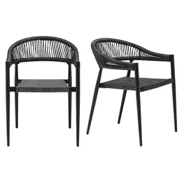 Modern Coastal Armchair - Set of 2  - Iselin Series