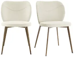 Soft Contemporary Chair - Set of 2 - Markus