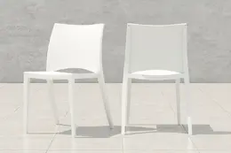 Modern Stackable All-Purpose Chair - Set of 2 - Leslie