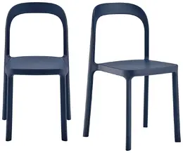 Universal Contoured Stacking Chairs - Set of 2 - Lance