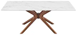 Mid-Century Modern Faux Marble Table  - Maurice