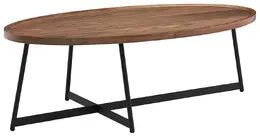 Contemporary Oval Coffee Table  - Niklaus