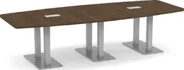 Modern Boat Shaped Conference Table - PL Laminate