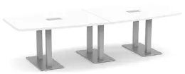 Modern Boat Shaped Conference Table - PL Laminate