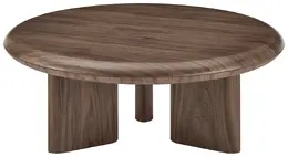 Retro Modern Round Coffee Table - Albert