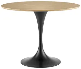 Mid-Century Pedestal Round Table  - Astrid