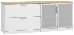 Lateral File Storage Cabinet Credenza - PL Laminate
