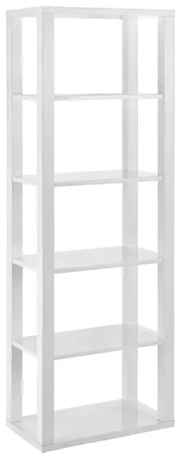 Modern Glossy Shelving - Narrow - Tresero