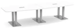 Modern Boat Shaped Conference Table - PL Laminate