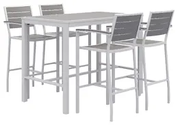 Bar Height Patio Table with Chairs - Eveleen