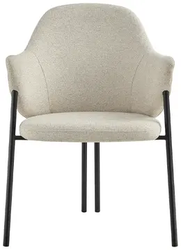Retro Modern Flared Guest Chair - Mette