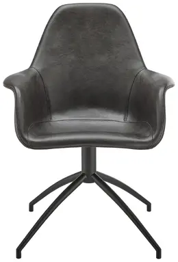 Mid-Century Flared Swivel Chair - Ralph