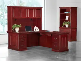 Executive Desk Set with Storage - Townsend