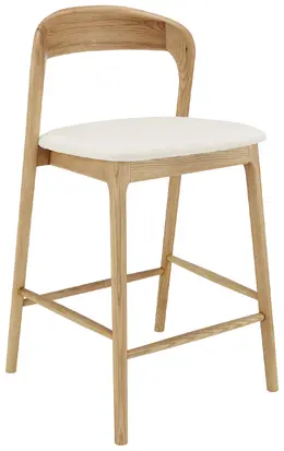 Retro Bentwood Counter Stool - Estelle